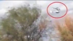 Záběry z leteckého neštěstí v Argentině: srážka dvou helikoptér při natáčení reality show