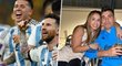 Manželky některých hráčů Argentiny za sebou mají šílený zážitek