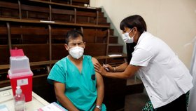 Očkování proti koronaviru v Argentině (18.1.2021)