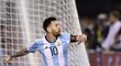 Kapitán Argentiny Lionel Messi rozhodl z penalty duel proti Chile