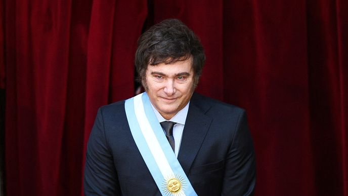 Argentinský prezident Milei složil za přítomnosti světových politiků přísahu. (10. 12. 2023)