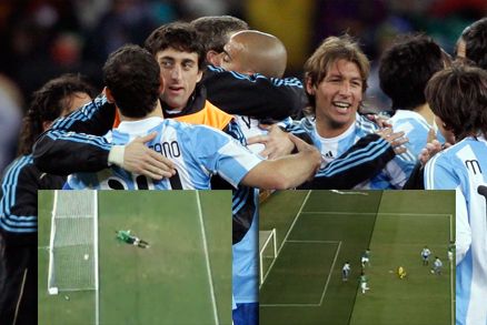 Německo a Argentina postoupily do čtvrtfinále i díky chybám sudích.