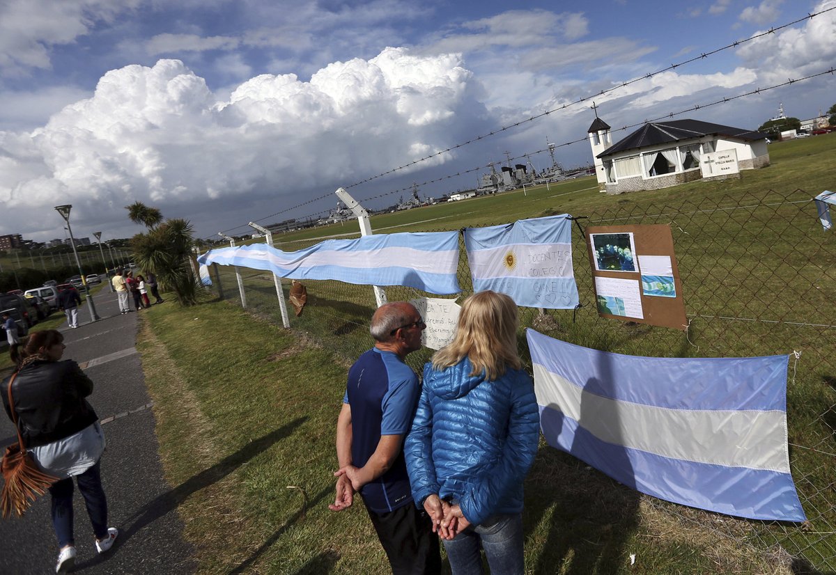 Pátrání po pohřešované argentinské ponorce