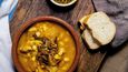 Locro je sytá polévka z dýně, fazolí, kukuřice, brambor a zeleniny