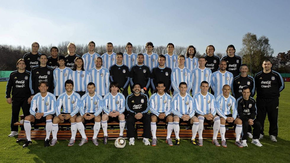 Tým Argentiny.