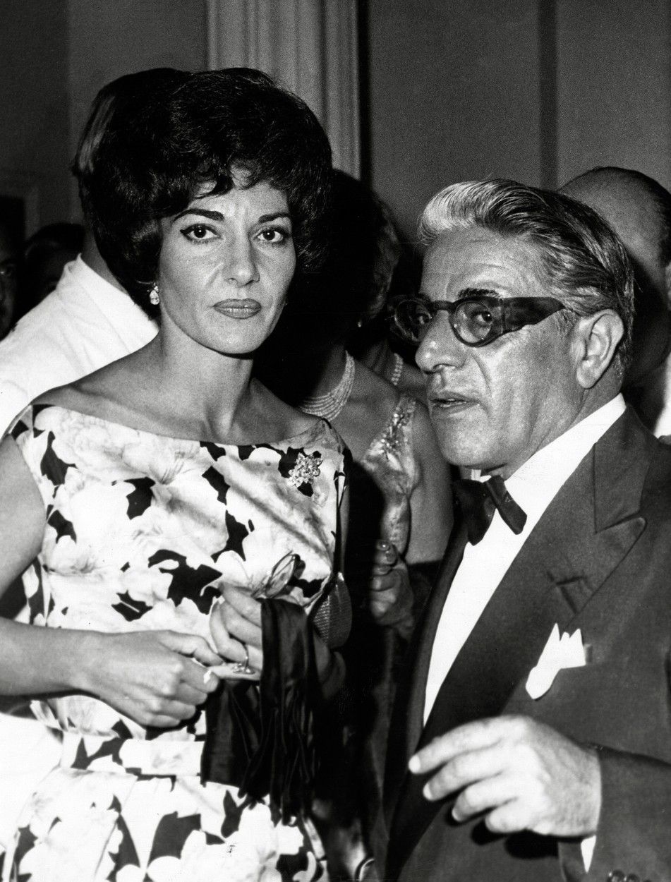 Svou první ženu opustil kvůli operní pěvkyni Marii Callasové