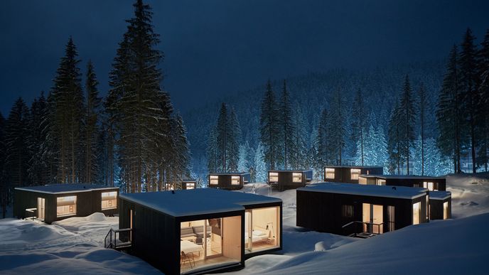 Ark-Shelter je podle architektů místem, kam člověk může utéct před zrychleným životním stylem.
