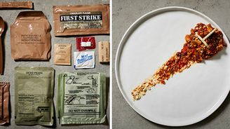 Skvělý pokus: Kuchař a fotograf vytvořili z jídla pro vojáky menu michelinské restaurace