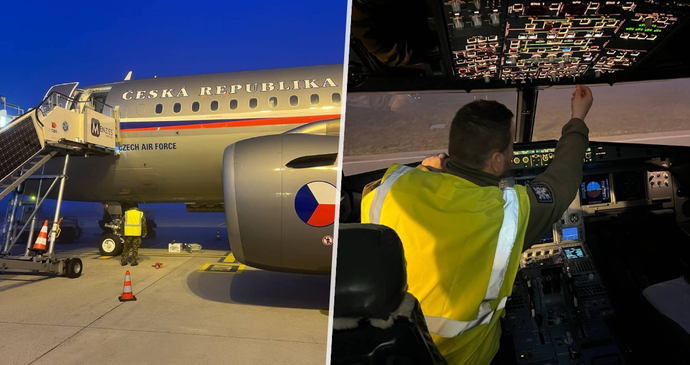 Do repatriace Čechů z Blízkého východu se zapojila i armáda.