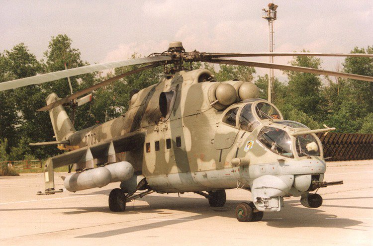 bojový vrtulník Mi-24