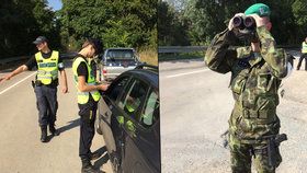 Cvičení na hranicích se Slovenskem: Neproklouzla by ani myš.