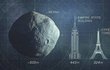 Asteroid Bennu má průměr přes půl kilometru, je větší než Empire State Building nebo Eiffelovka.