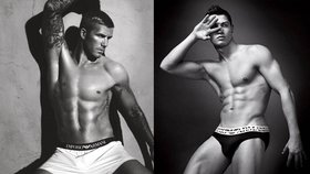 Fotbalisté Christiano Ronaldo a David Beckham jsou perfektním příkladem spornosexuálů.