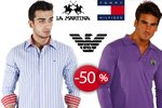 Tommy Hilfiger, La Martina, Armani, Fred Perry atd. Limitovaná akce, která trvá jen 7 dní, DOPRAVA ZDARMA a více než 50% slevy!