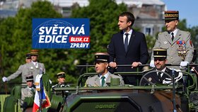 Macron a generálové.