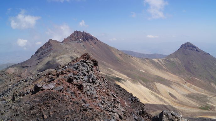 Nejvyšší hora Arménie Aragats
