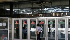 Během blokády zůstalo uzavřeno i jerevanské metro (2.5.2018).
