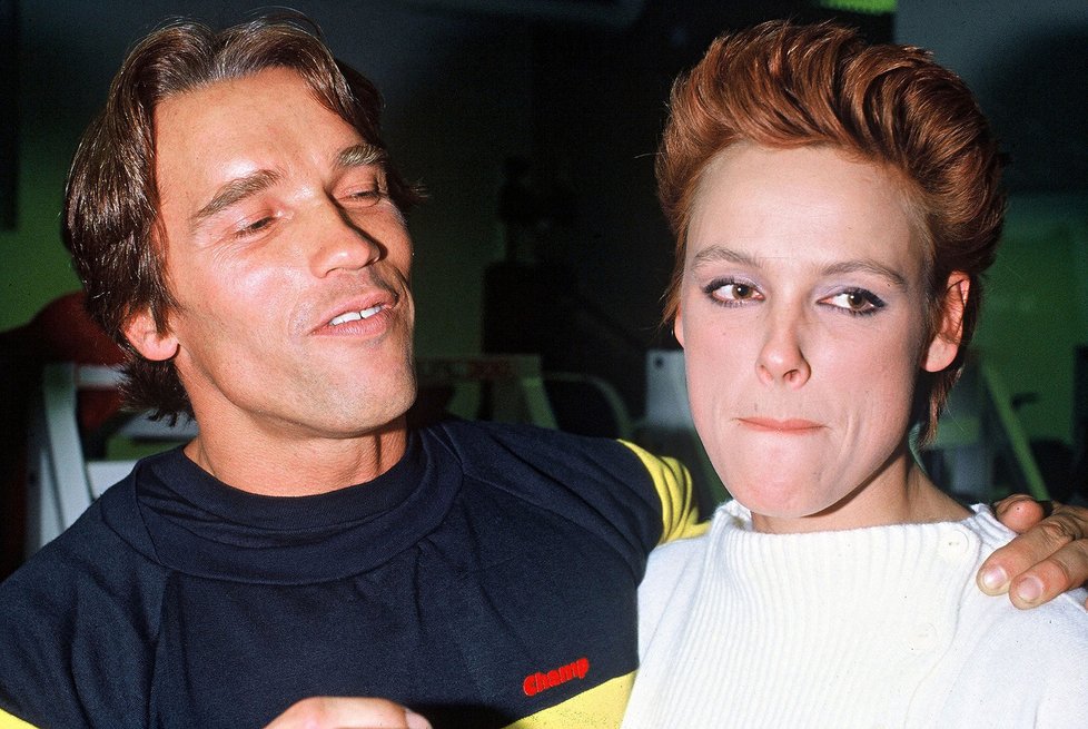 Arnold a Bridgitte před lety, kdy spolu prožívali románek.