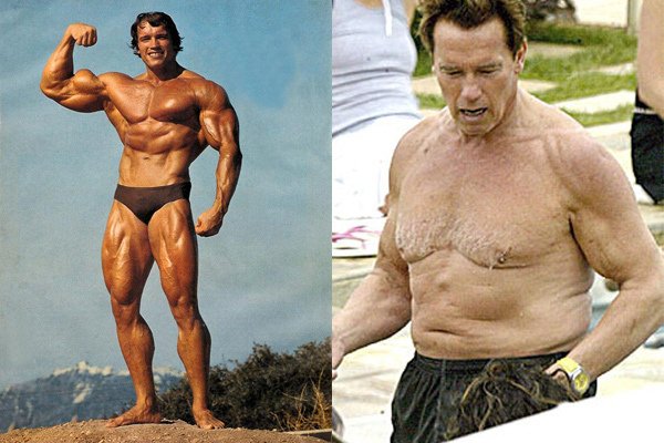 Arnold Schwarzenegger změnil svaly na sádlo