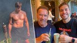 Syn (24) Arnolda Schwarzeneggera oznámil nový film polonahou fotkou: Kopie slavného otce!