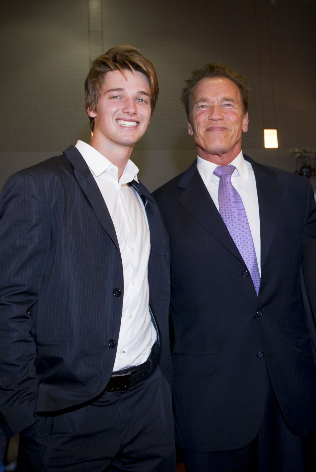 Patrick s otcem Arnoldem.