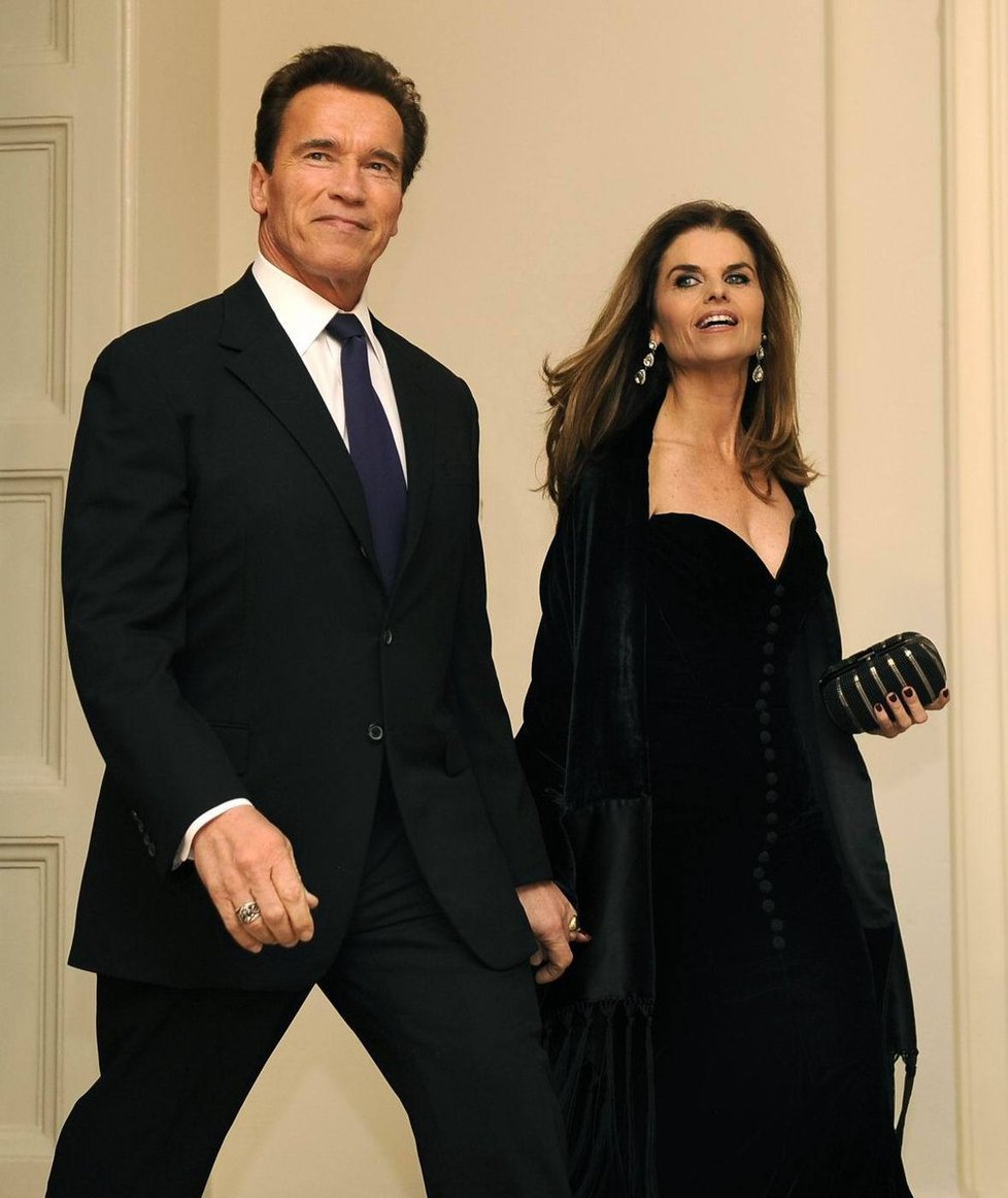 Arnold Schwarzenegger s bývalou manželkou