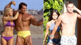 Jablko nepadlo daleko od stromu ani u Schwarzeneggerů: Makej, ať máš svaly jako táta!