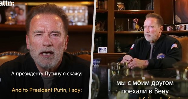 Schwarzenegger řekl pravdu ruským vojákům a vzkázal Putinovi: Tuhle válku můžete zastavit!