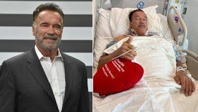 Arnold Schwarzenegger zdraví z nemocničního lůžka: Podstoupil operaci srdce!