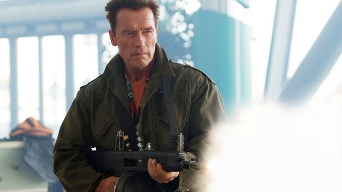 Arnold Schwarzenegger, jedna z hvězd filmu Postradatelní 2.