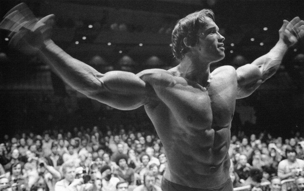 Arnold Schwarzenegger v dobách, kdy byl hvězdou kulturistiky