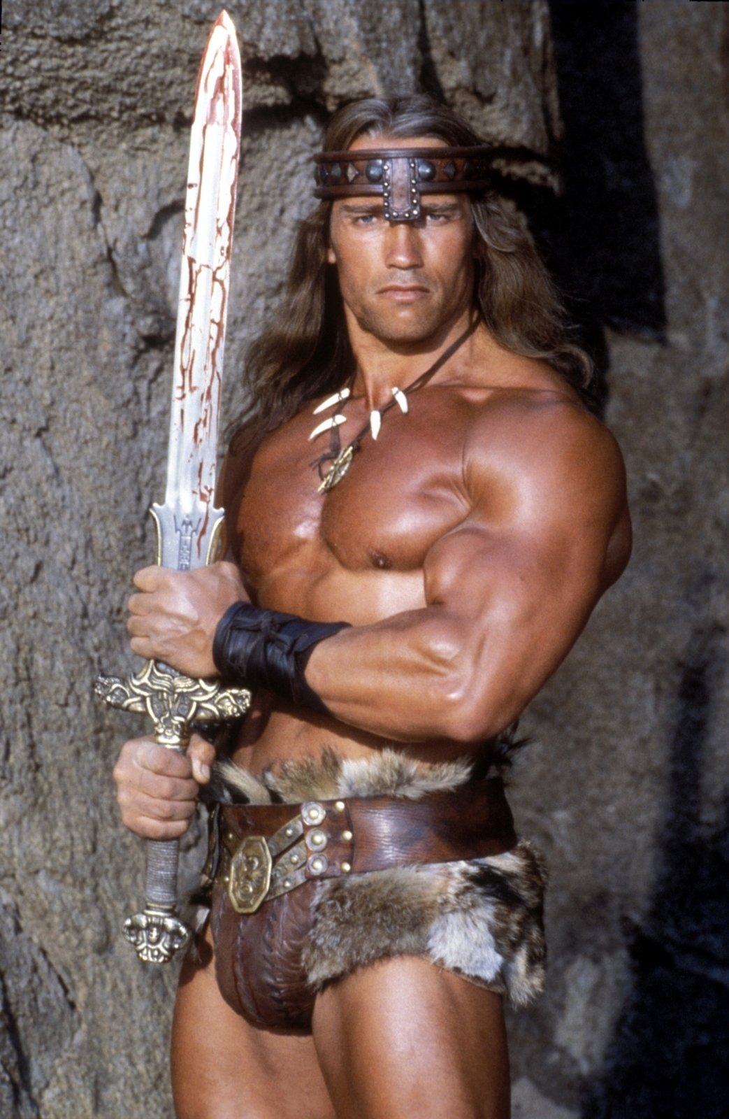 Schwarzenegger jako Conan v roce 1982.