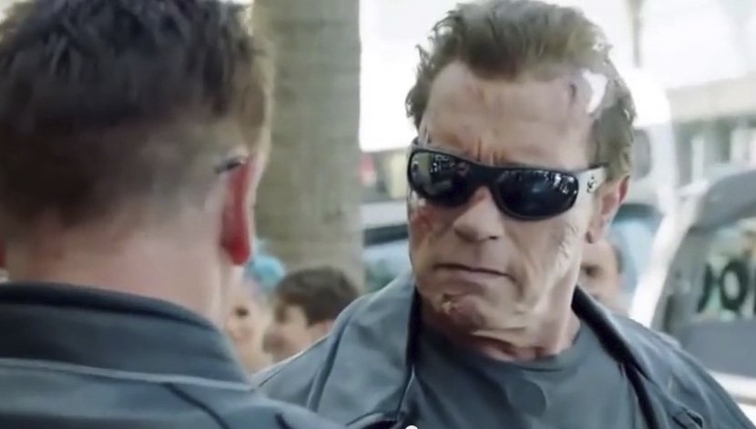 Arnold Schwarzenegger jako Terminátor