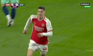 SESTŘIH: Arsenal - Brentford 2:1. O výhře Gunners rozhodl v závěru Havertz