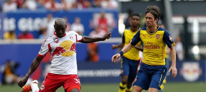 Arsenal v přípravném zápase s New Yorkem Red Bulls prohrál 0:1.