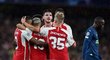 Arsenal vstoupil do utkání s PSV výborně, díky brankám Saky a Trossarda vedl už ve 20. minutě 2:0