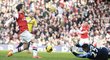 Lob Tomáše Rosického byl dokonalý, vstřelil třetí gól Arsenalu do sítě Sunderlandu.