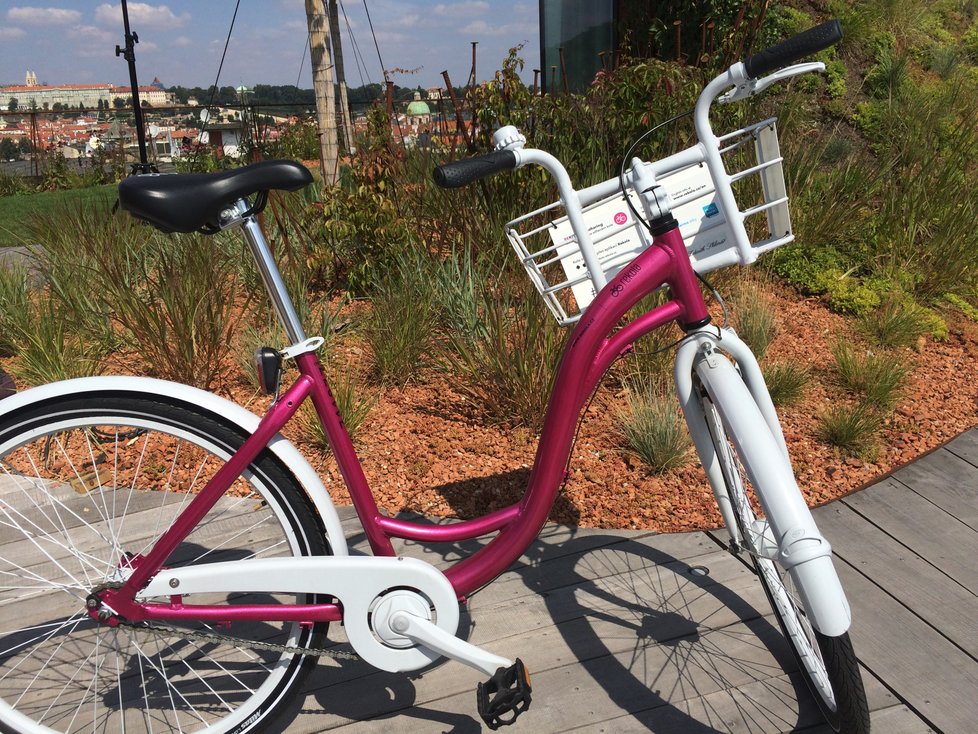 Tzv. Artbike v podání Davida Hanvalda. Oproti ostatním kolům společnosti Rekola se liší pouze v tónu růžové barvy.