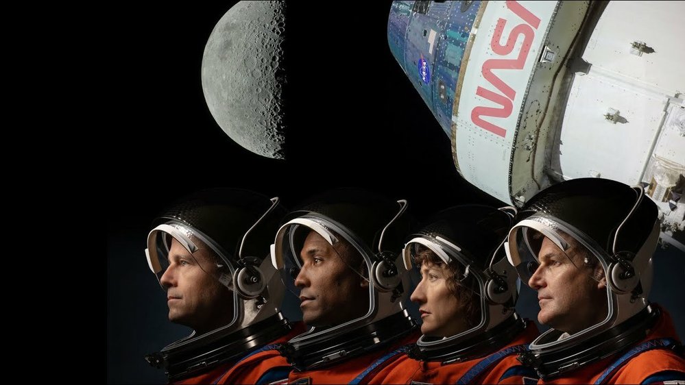 NASA představuje posádku mise Artemis II, která obletí Měsíc