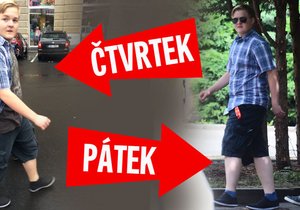 Artur Štaidl už je ve Varech dva dny, ale ještě se nepřevlékl.