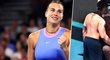 Aryna Sabalenková a její milenec vzbudili svými pohyby na hřišti rozruch. Aryna Sabalenková a její milenec vzbudili svými pohyby na hřišti rozruch.