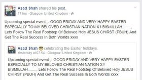 Muslimský prodavač popřál na Facebooku křesťanům veselé Velikonoce.
