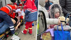 Záchranáři na Ukrajině resuscitovali ženu, u které došlo k zástavě oběhu.