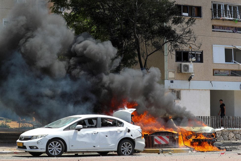 Napjaté vztahy Izraele s Palestinou: Ashkelon je pod útokem (11.5.2021)