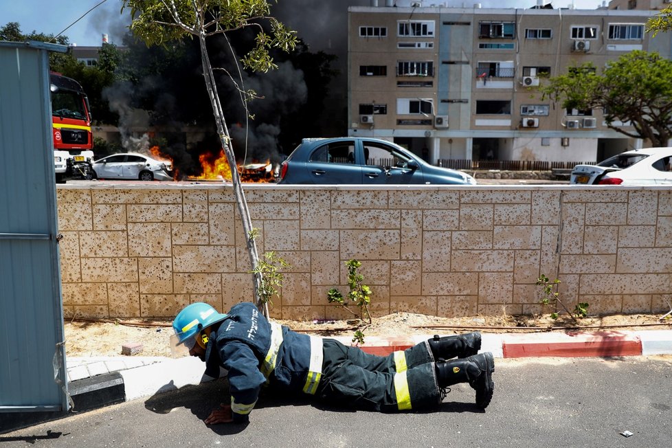 Napjaté vztahy Izraele s Palestinou: Ashkelon je pod útokem (11.5.2021)
