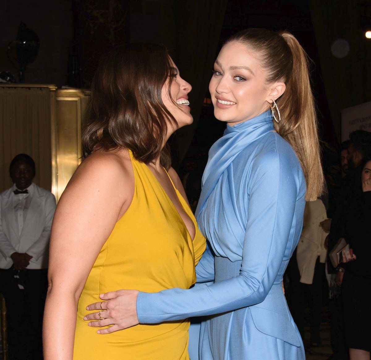 Ashley Graham vedle Gigi Hadid