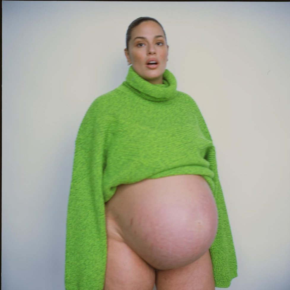 Ashley Graham v těhotenství