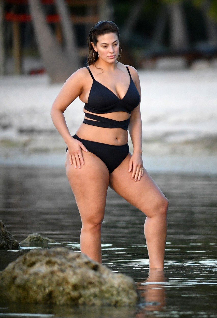 Ashley Graham fotí v Miami.