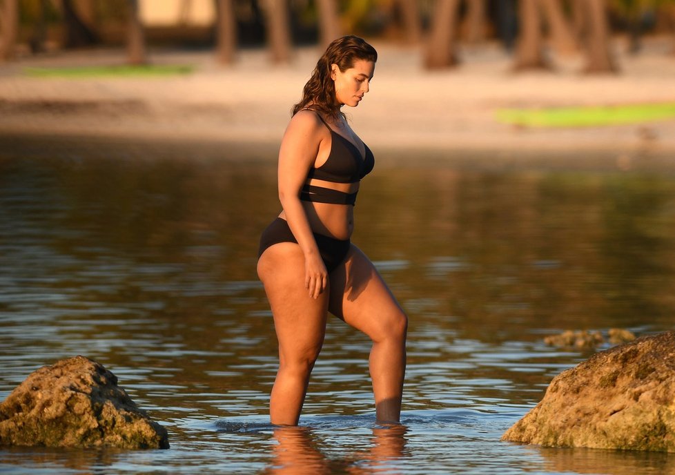 Ashley Graham fotí v Miami.