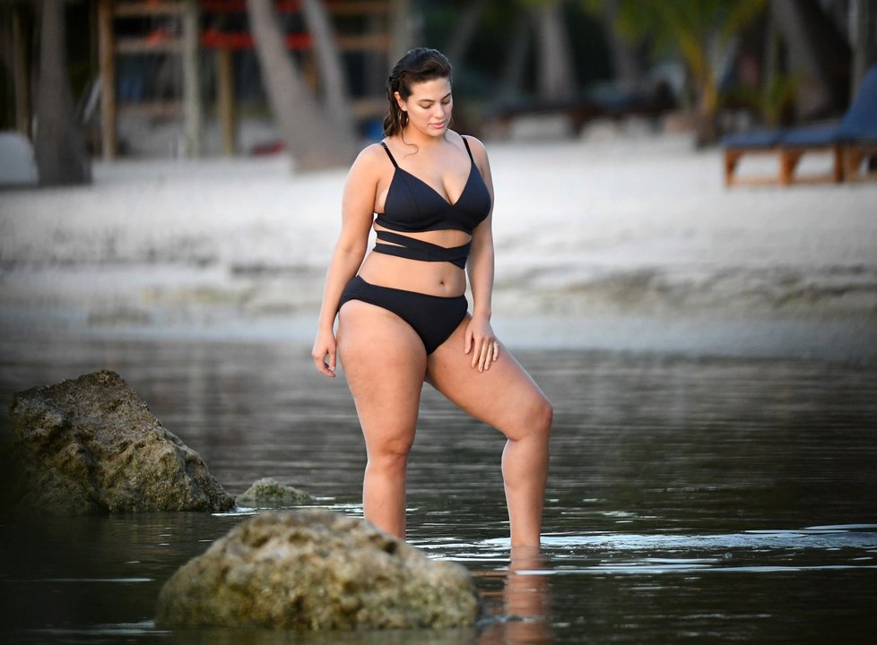 Ashley Graham fotí v Miami.